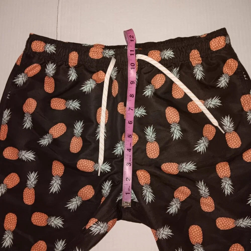 AMBSN CALIFORNIA PINEAPPLE SWIM SHORTS - Picture 7 of 13
